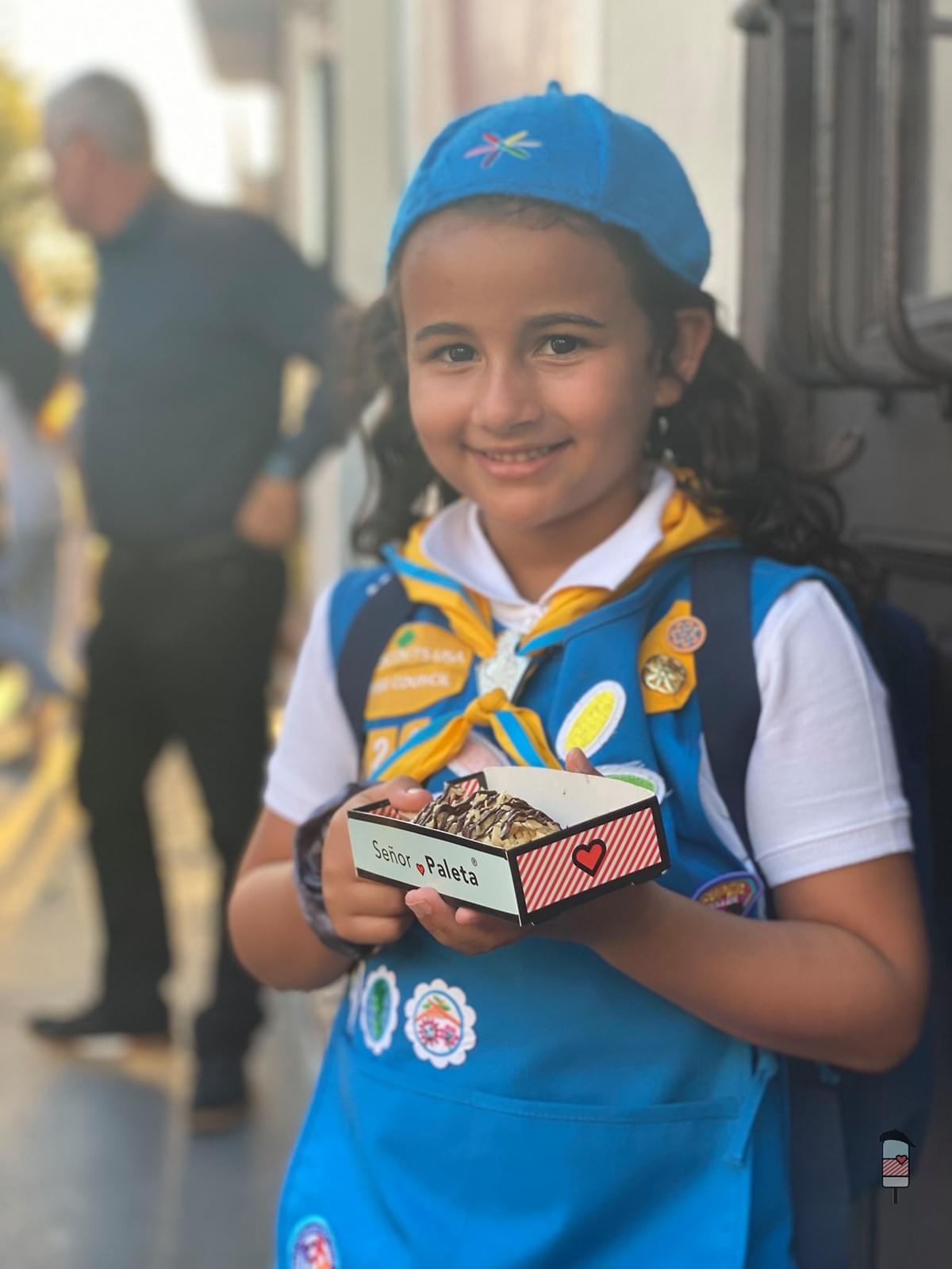 Señor Paleta se une a las Girls Scouts para crear el sabor de marzo Señor Paleta se une a las Girls Scouts para crear el sabor de marzo