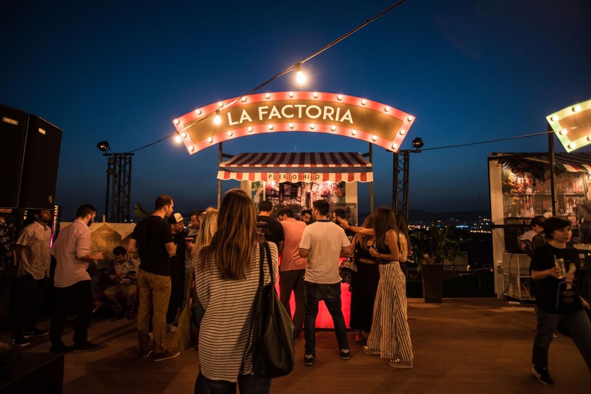 La Factoria pop-up en el evento Latin American Bar en Atenas. La Factoria pop-up en el evento Latin American Bar en Atenas.