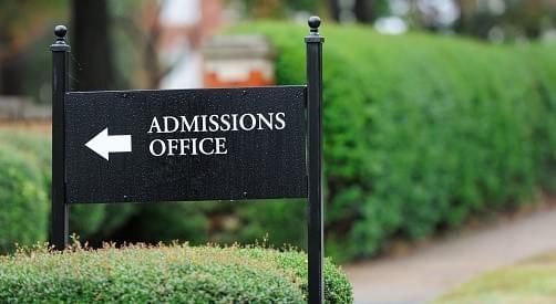 Admissions office in schools. Admissions office in schools.