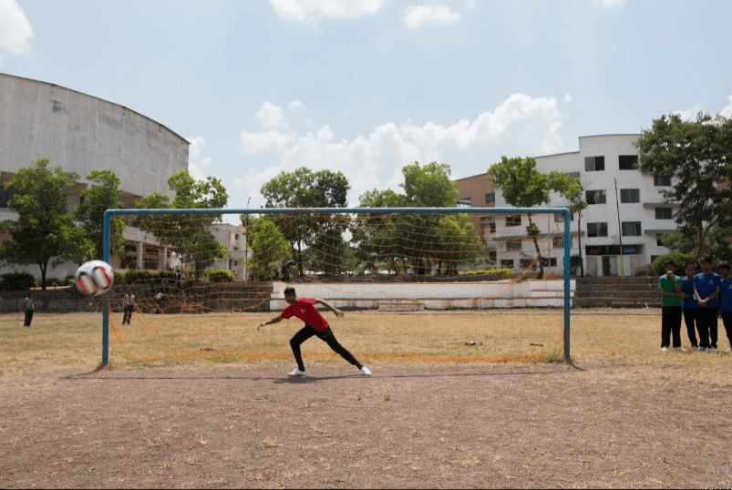 Children playing football. Children playing football.