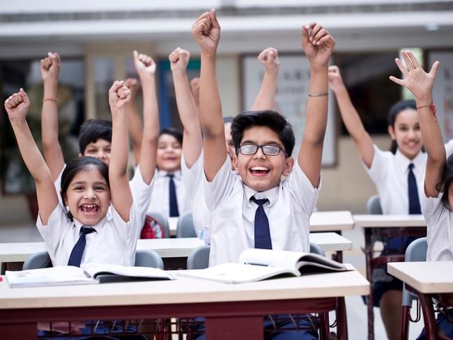 School kids. School kids.