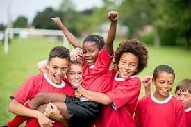 Kids participating in a group activity Kids participating in a group activity