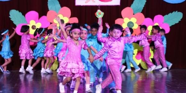 Annual day function in a school. Annual day function in a school.