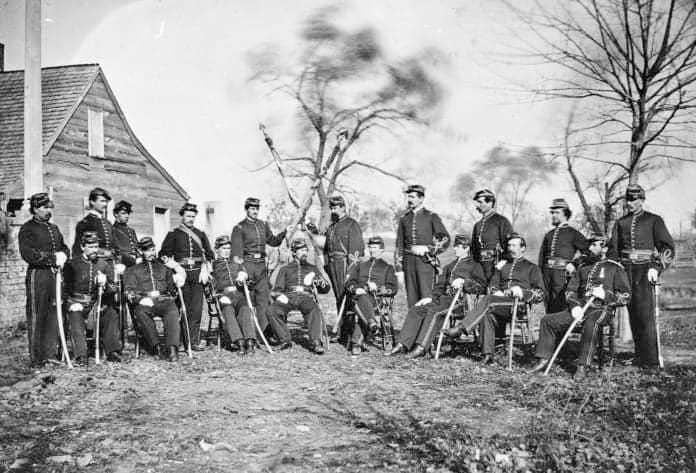 Members of the Third Regiment of Michael Corcoran’s Irish Brigade. Members of the Third Regiment of Michael Corcoran’s Irish Brigade.