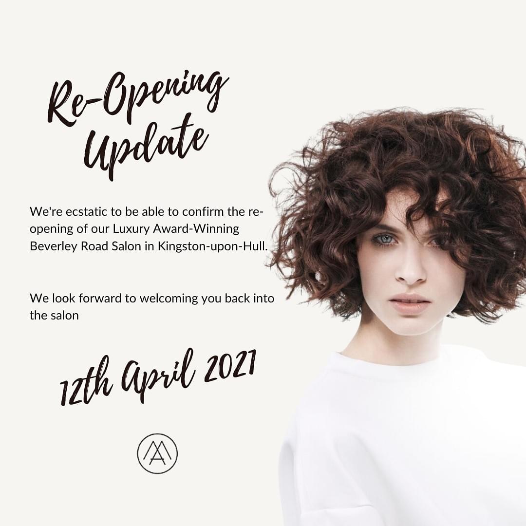 Salon reopening Salon reopening