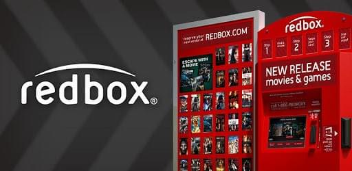 Image of a redbox machine. Image of a redbox machine.