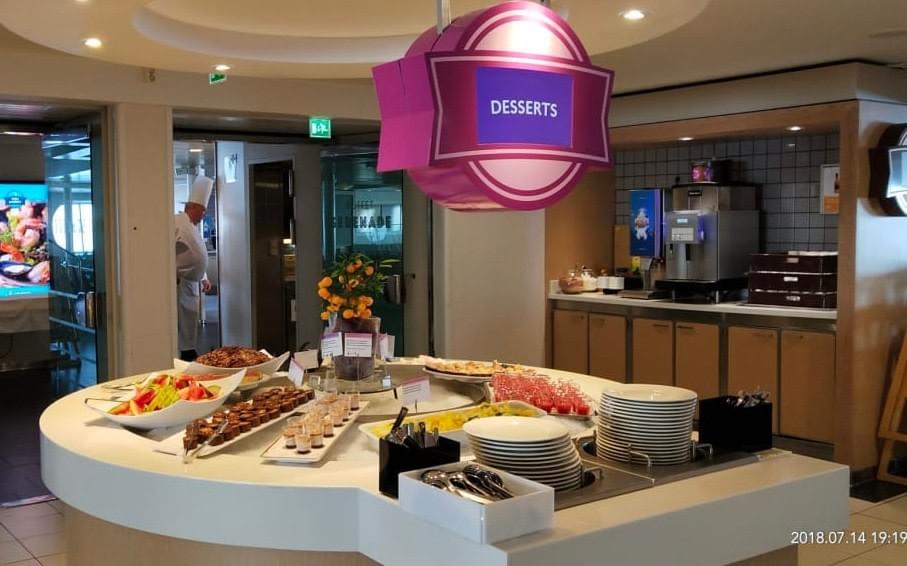 Desserts Counter at Grand Buffet Desserts Counter at Grand Buffet