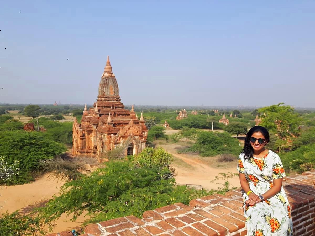 Posing at Bagan Posing at Bagan