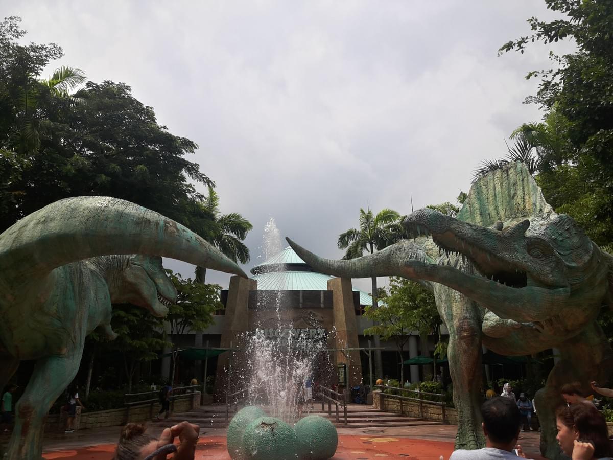 The Lost World Zone at Universal Studios Singapore The Lost World Zone at Universal Studios Singapore