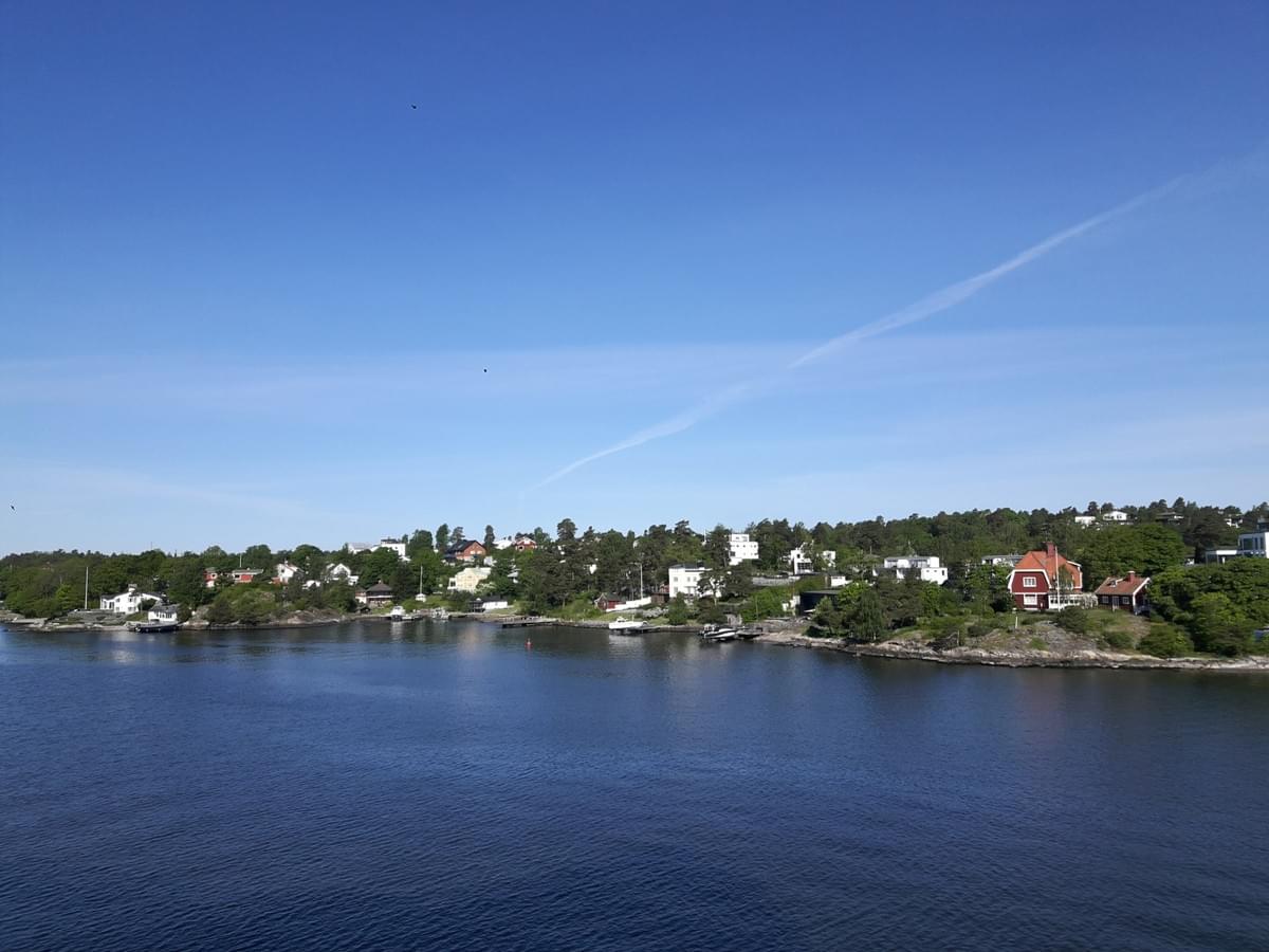 Arriving at Stockholm by Silja Line Cruise from Helsinki Arriving at Stockholm by Silja Line Cruise from Helsinki