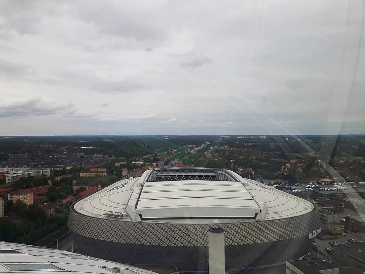 Stockholm City View from the Globen Sky View Gondola Stockholm City View from the Globen Sky View Gondola