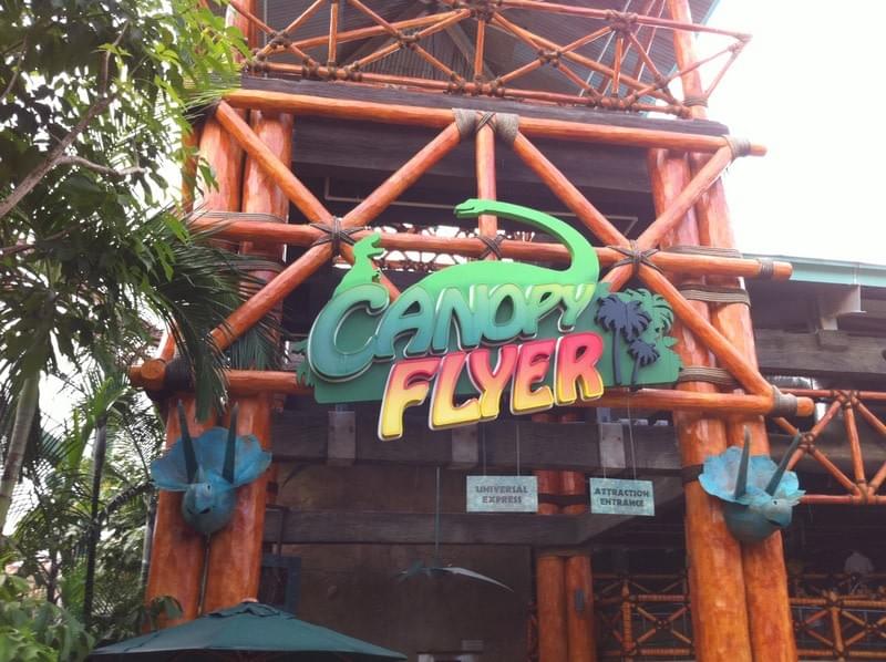 Canopy Flyer Ride at Universal Studios Singapore Canopy Flyer Ride at Universal Studios Singapore