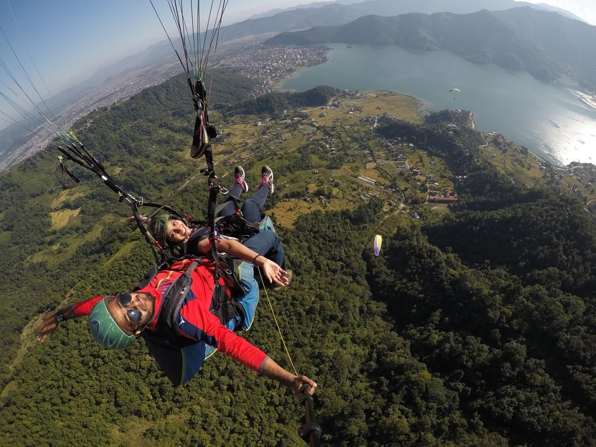 Paragliding in Pokhara Paragliding in Pokhara