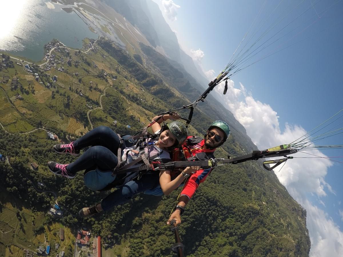 Paragliding in Pokhara Paragliding in Pokhara