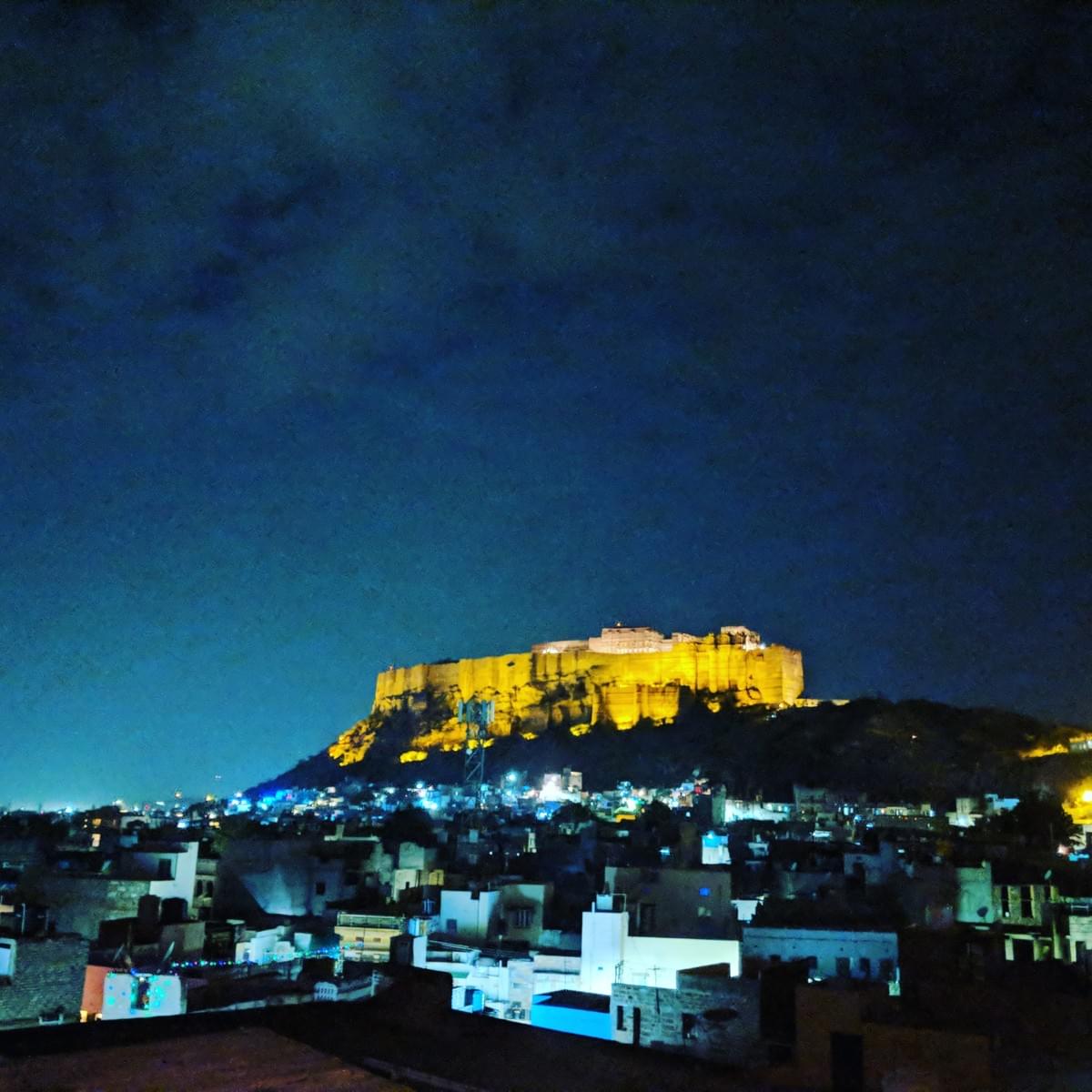 Mehrangarh Fort View from Om Heritage Hotel. Padharo Mhare Des JODHPUR-JAISALMER. Mehrangarh Fort View from Om Heritage Hotel. Padharo Mhare Des JODHPUR-JAISALMER.