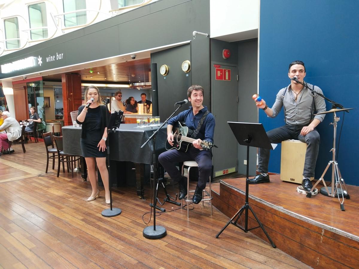 Band Welcoming you on Cruise Band Welcoming you on Cruise