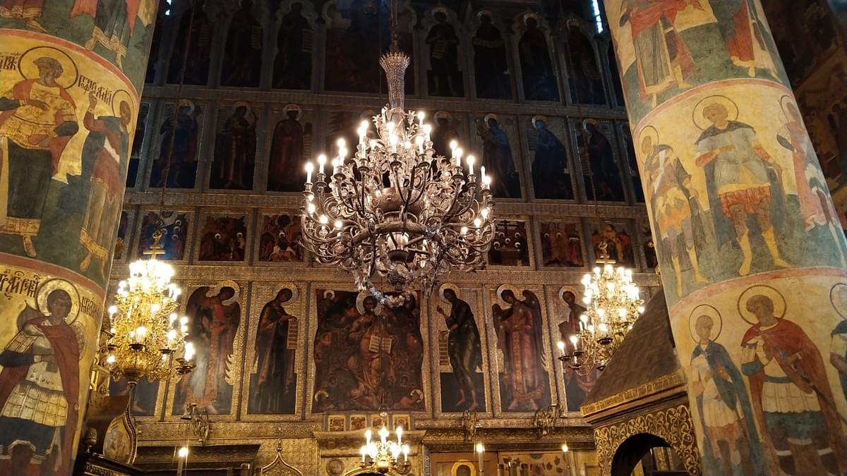 Inside the Cathedral at Kremlin Complex - Visit Moscow in 2 Days Inside the Cathedral at Kremlin Complex - Visit Moscow in 2 Days