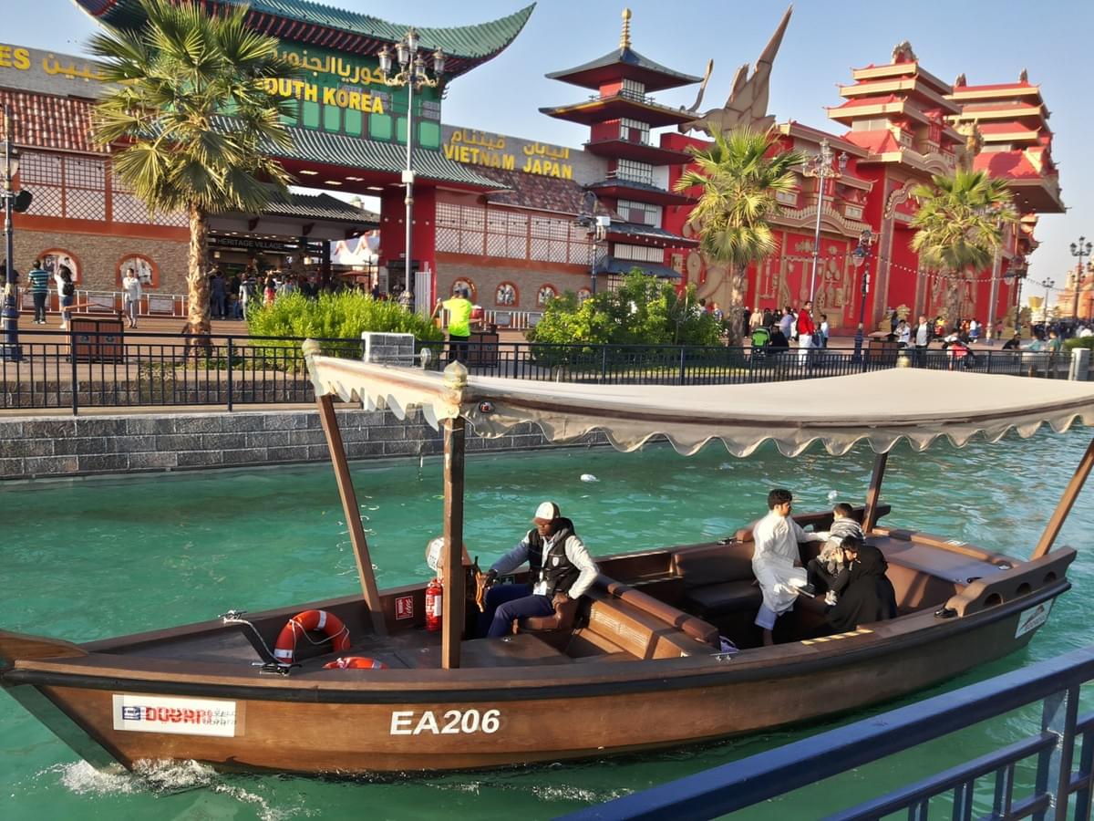 Boat ride at Global Village - Places to Visit in Dubai Boat ride at Global Village - Places to Visit in Dubai