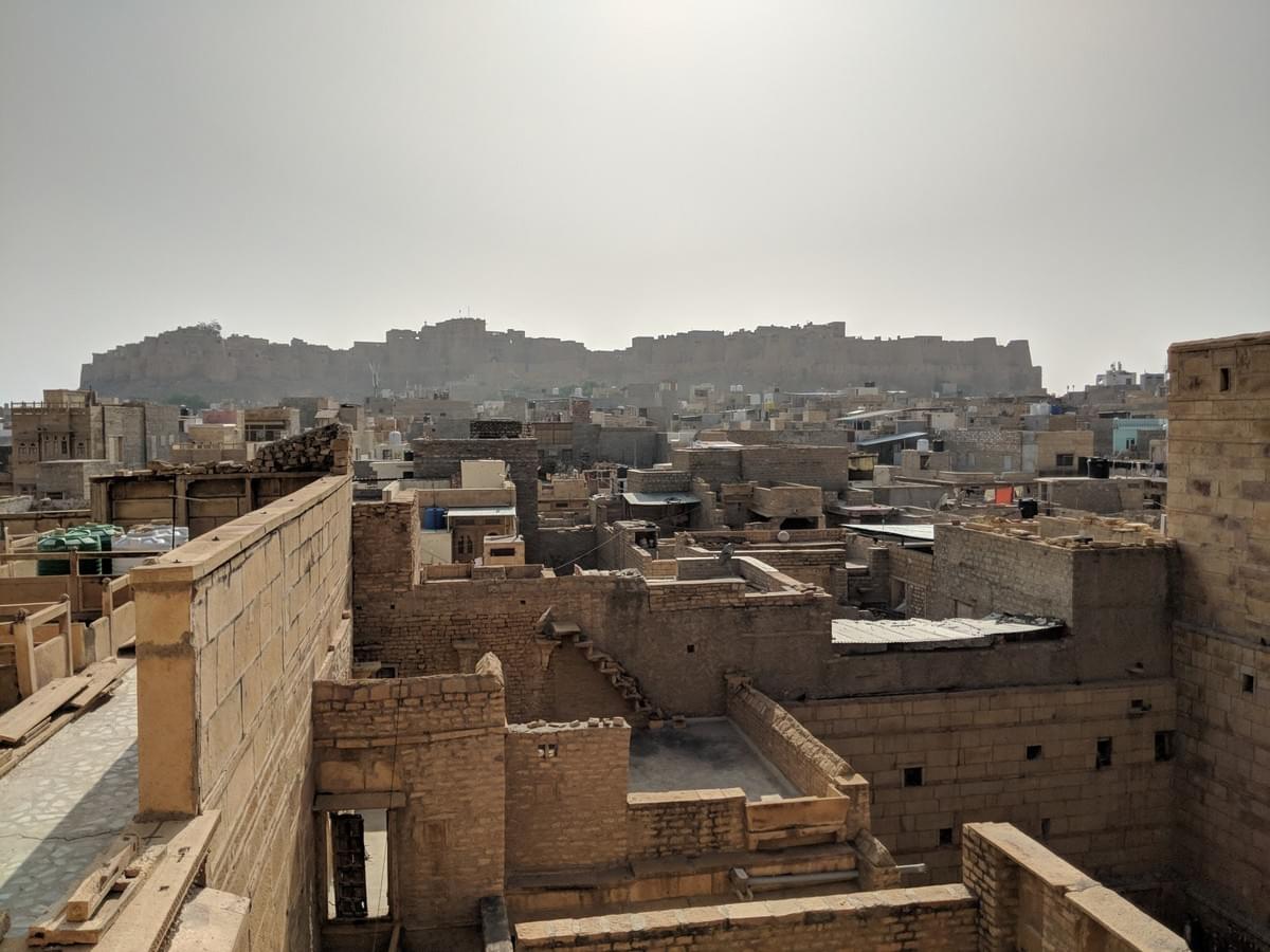 View from Golden Fort, Jaisalmer. Padharo Mhare Des JODHPUR-JAISALMER. View from Golden Fort, Jaisalmer. Padharo Mhare Des JODHPUR-JAISALMER.