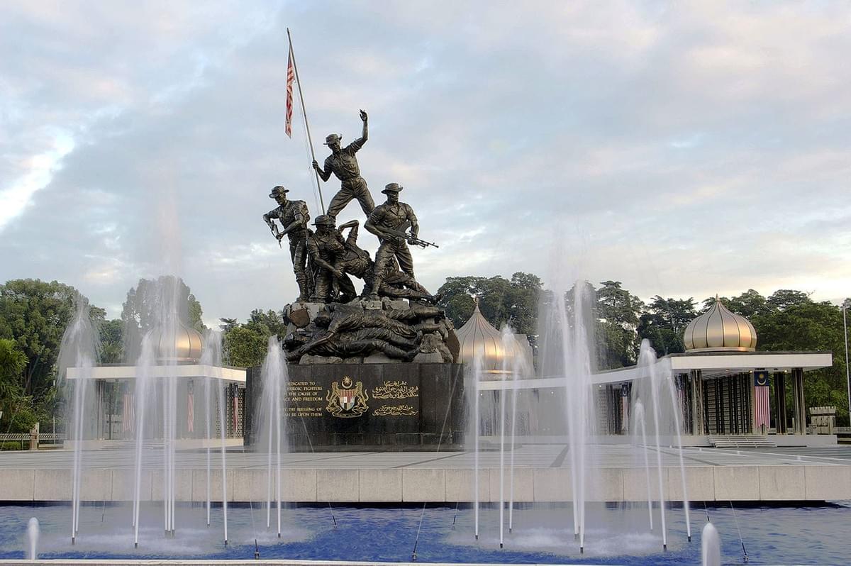 National Monument, Kuala Lumpur. A City of Contrasts & Diversity KUALA LUMPUR National Monument, Kuala Lumpur. A City of Contrasts & Diversity KUALA LUMPUR
