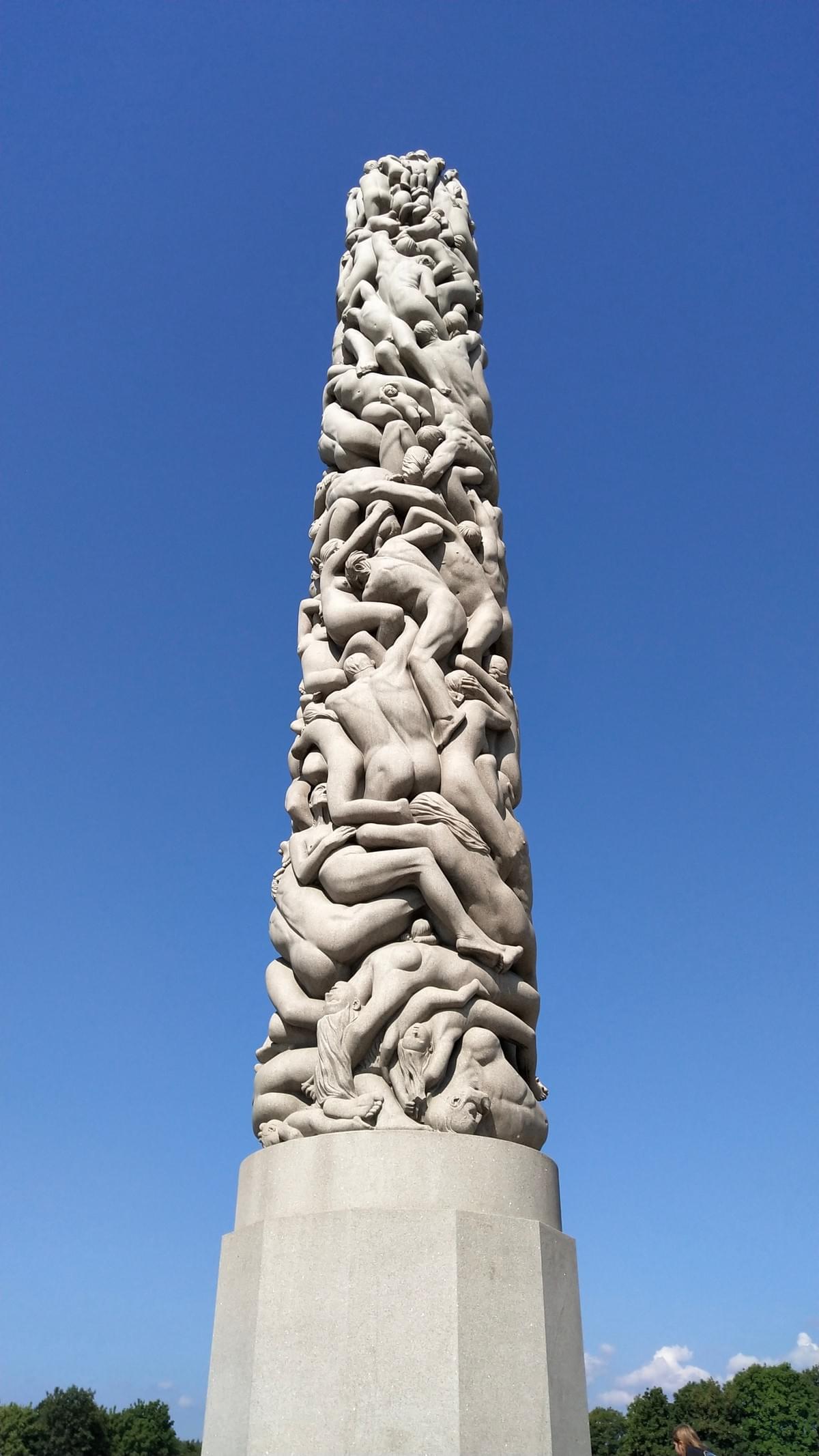 Places to Visit in Oslo - Human Sculpture Obelisk Places to Visit in Oslo - Human Sculpture Obelisk