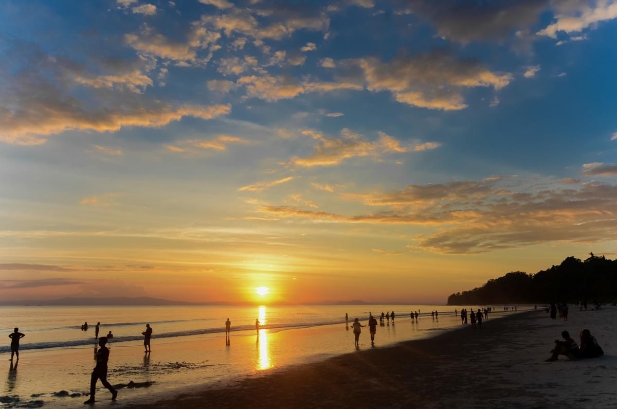 Sunset at Radhanagar Beach, Andaman Sunset at Radhanagar Beach, Andaman