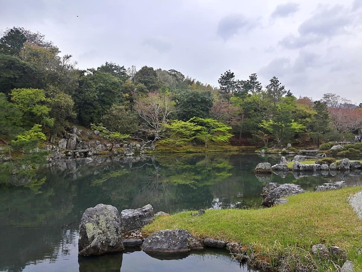 Garden at the entrance of the Arashiyama Bamboo Grove, Kyoto, Japan Garden at the entrance of the Arashiyama Bamboo Grove, Kyoto, Japan