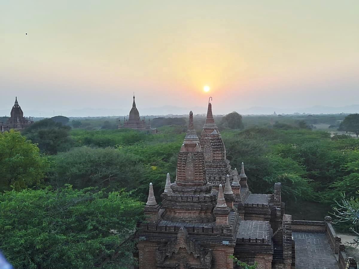Sunset at Bagan, Mandalay, Myanmar Sunset at Bagan, Mandalay, Myanmar