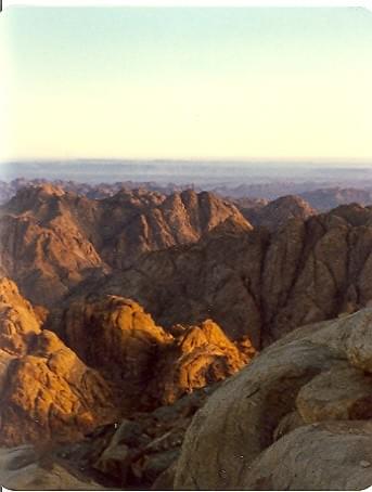 Photo by Mark Vandermaas. Easter sunrise at top of Mount Sinai, 1978 Photo by Mark Vandermaas. Easter sunrise at top of Mount Sinai, 1978