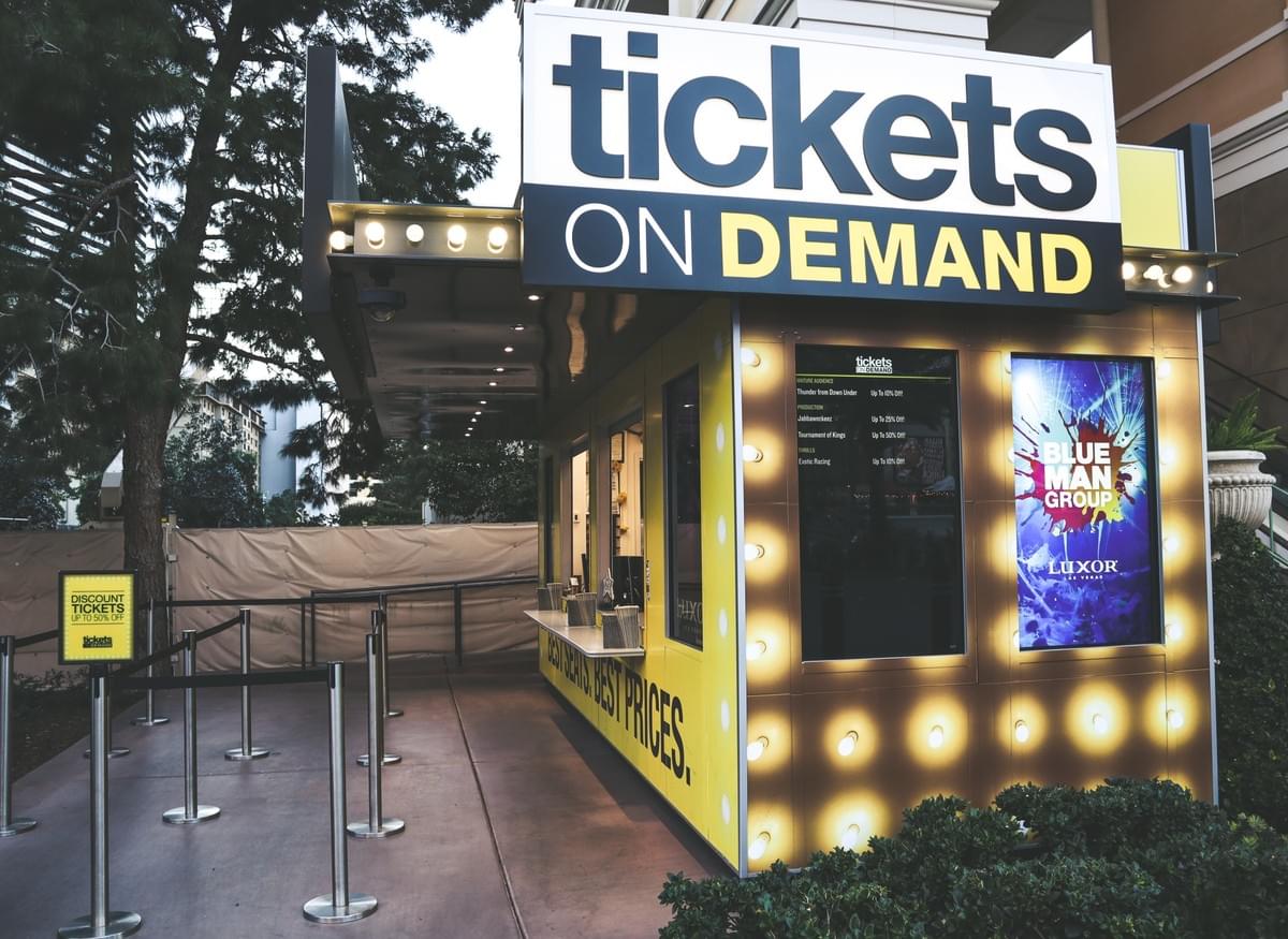 Las Vegas discount tickets on demand show booth on the Las Vegas Strip Las Vegas discount tickets on demand show booth on the Las Vegas Strip