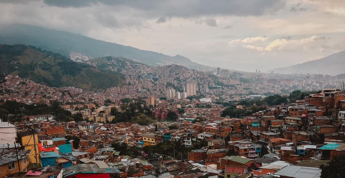 wide landscape photo of medellin, colombia wide landscape photo of medellin, colombia