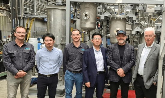 Itochu visit to MCi Pilot plant in Newcastle NSW Itochu visit to MCi Pilot plant in Newcastle NSW
