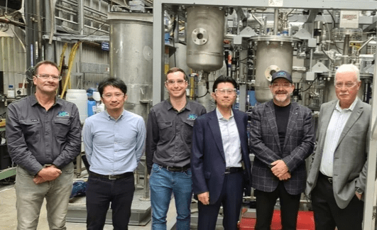 Itochu visit to MCi Pilot plant in Newcastle NSW Itochu visit to MCi Pilot plant in Newcastle NSW