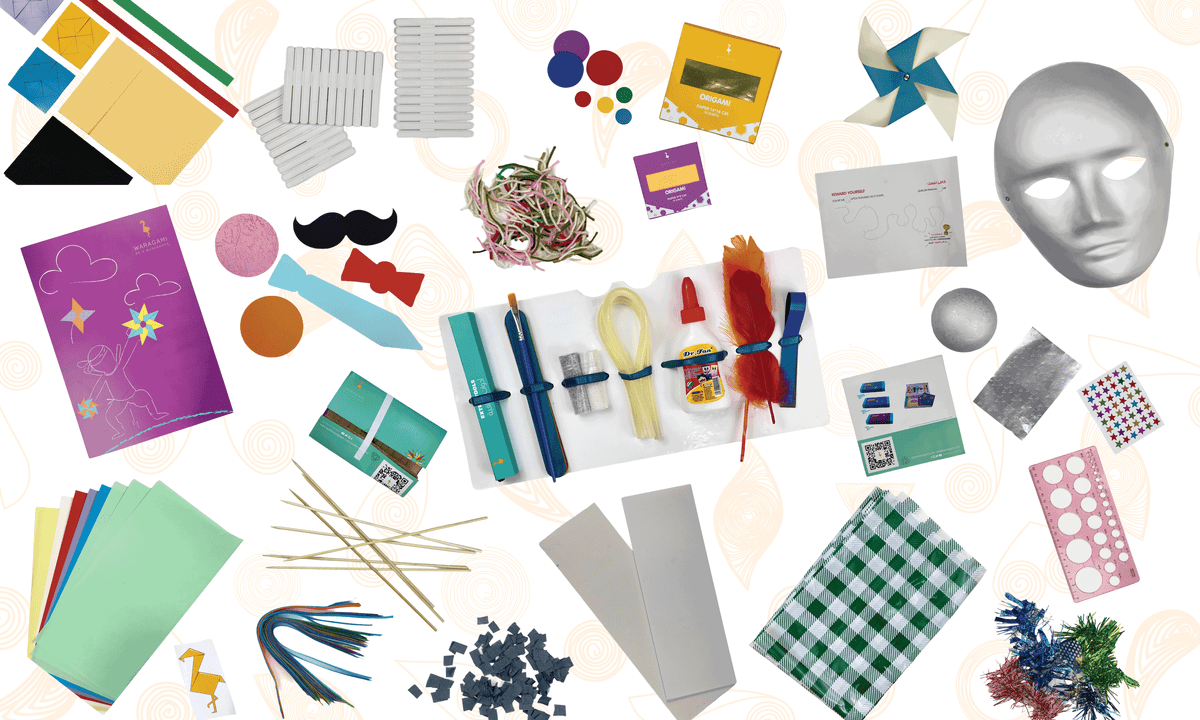 WARAGAMI DIY Bag - حقيبة ورقامي للحرف اليدوية والإبداع WARAGAMI DIY Bag - حقيبة ورقامي للحرف اليدوية والإبداع