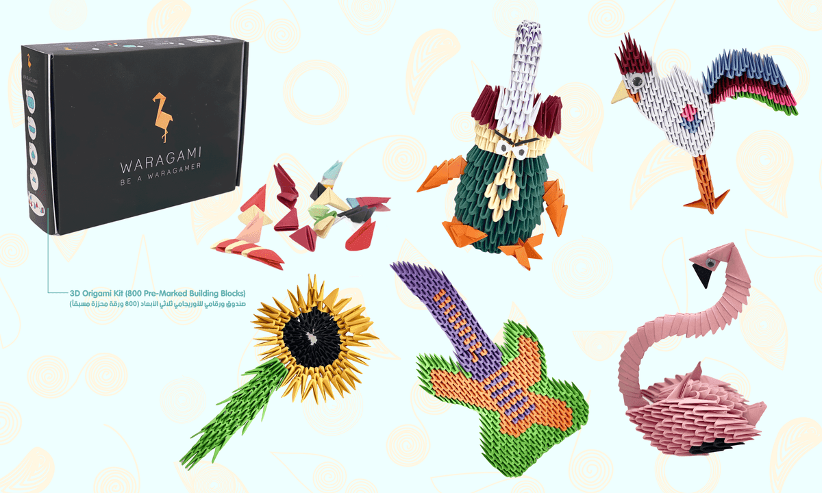 WARAGAMI-3D-Origami-Kit--صندوق-ورقامي-للأوريجامي-ثلاثي-الأبعاد WARAGAMI-3D-Origami-Kit--صندوق-ورقامي-للأوريجامي-ثلاثي-الأبعاد