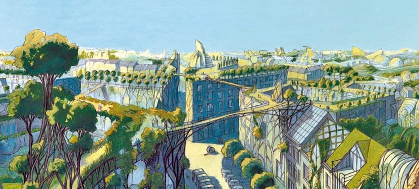 Les fabuleuses cités végétales - Schuiten Les fabuleuses cités végétales - Schuiten