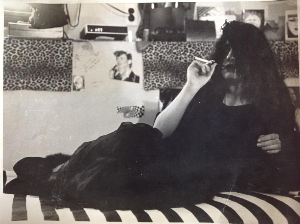 This is my frend Mary in her room. See the pictures of David Bowie? If you were a gender dissident teenager in the late 70s and early 80s, David Bowie, Joan Jett and Prince pretty much saved your life, just by being visible. This is my frend Mary in her room. See the pictures of David Bowie? If you were a gender dissident teenager in the late 70s and early 80s, David Bowie, Joan Jett and Prince pretty much saved your life, just by being visible.