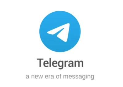 Telegram logo - bright blue circle with white paper airplane in the middle. Telegram: a new era of messaging. Telegram logo - bright blue circle with white paper airplane in the middle. Telegram: a new era of messaging.