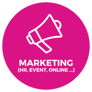 event marketing, HR marketing, online marketing