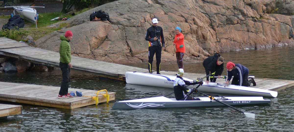 Leo kisaveneiden lisäksi kisoissa oli yksi LiteBoatin kuntovene testattavana Leo kisaveneiden lisäksi kisoissa oli yksi LiteBoatin kuntovene testattavana