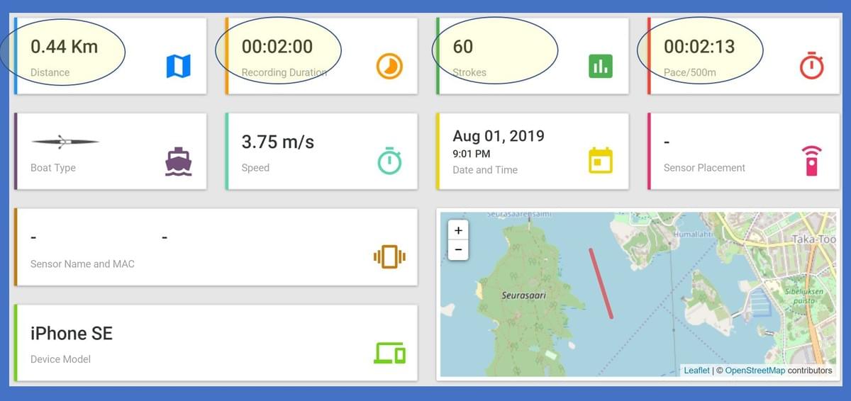 The Quiske Cloud allows analyzing rowing data online The Quiske Cloud allows analyzing rowing data online