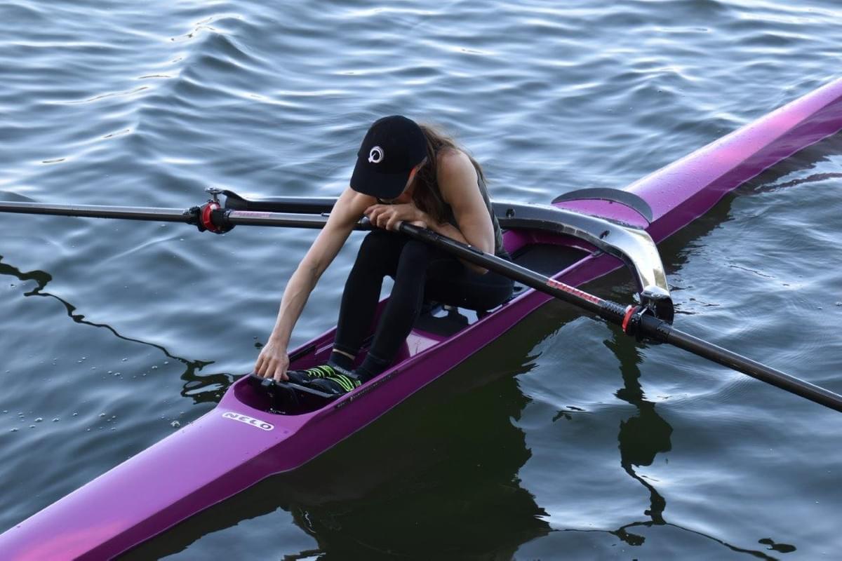 Place the phone somewhere where the rower can see and access Quiske Rowing App Place the phone somewhere where the rower can see and access Quiske Rowing App