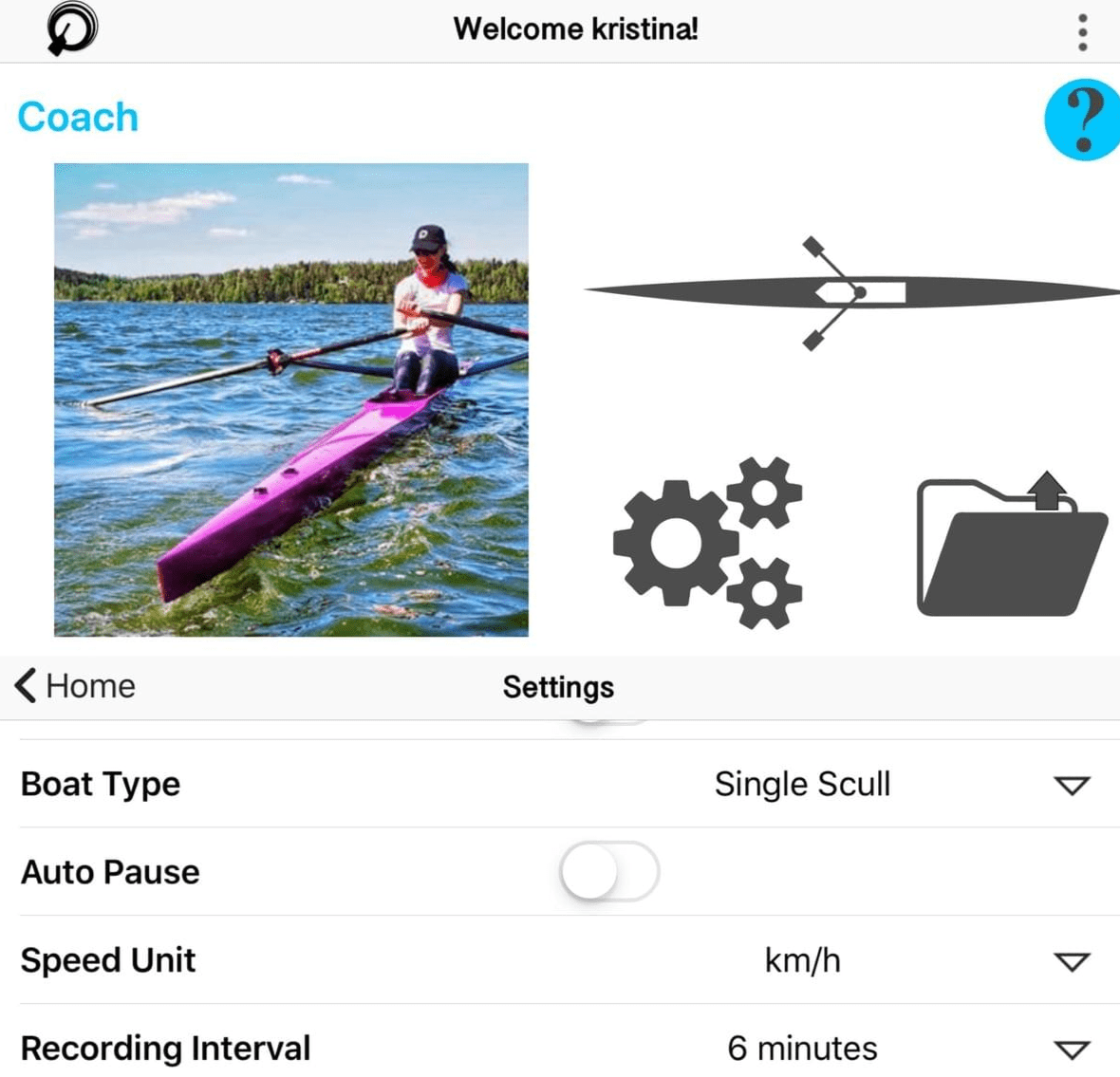 The Quiske Rowing App can measure intervals which is useful when making crew selections The Quiske Rowing App can measure intervals which is useful when making crew selections