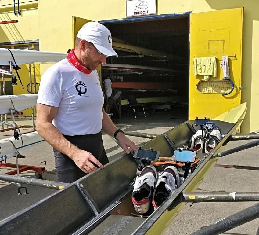 The phone running our App should be attached somewhere where the rower can see the real time feedback The phone running our App should be attached somewhere where the rower can see the real time feedback