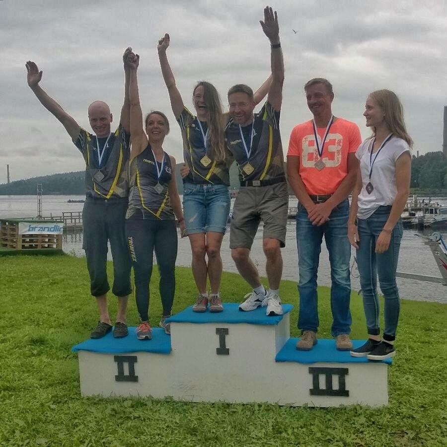 The Quiske team represent the Keravan Urheilijat Rowing club just like the second best crew The Quiske team represent the Keravan Urheilijat Rowing club just like the second best crew
