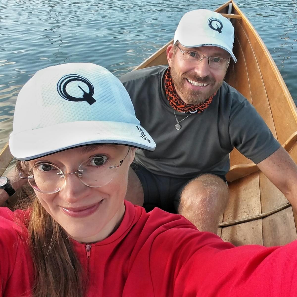 Quiske rowing school teachers Kristina Björknäs and Pentti Soini Quiske rowing school teachers Kristina Björknäs and Pentti Soini