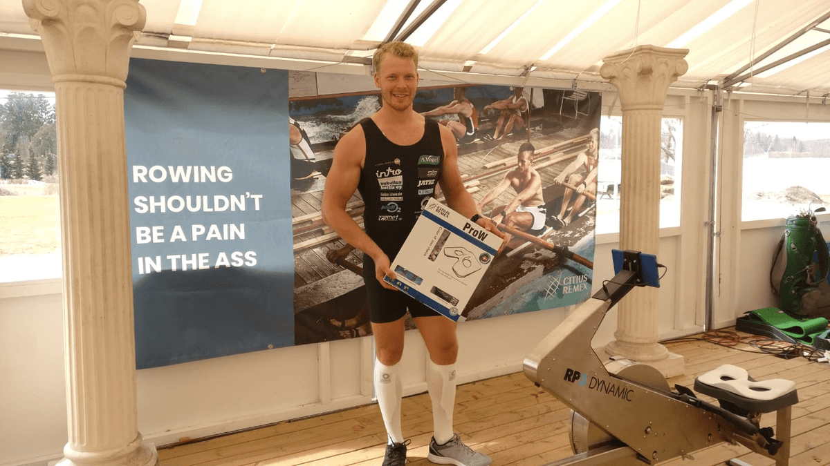 The ProW seat helps prevent legs go numb when rowing long distances The ProW seat helps prevent legs go numb when rowing long distances