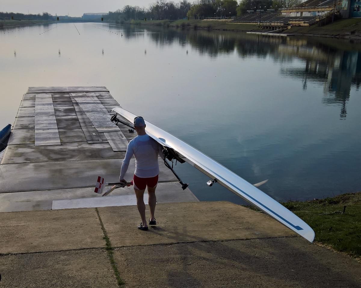 Martin Sinkovic going rowing Martin Sinkovic going rowing