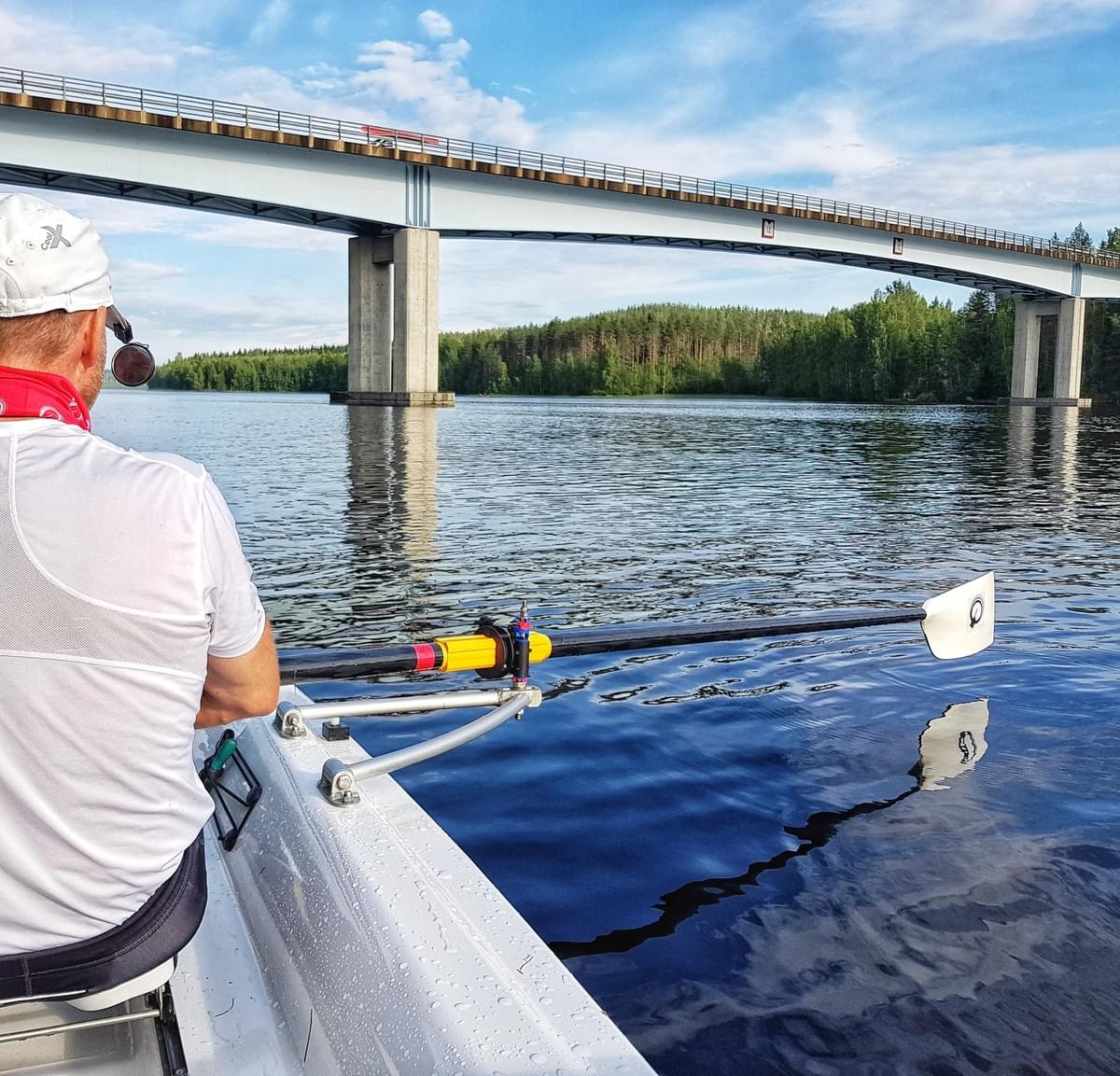 Hakovirta bridge is the starting point for the Sulkava race Hakovirta bridge is the starting point for the Sulkava race