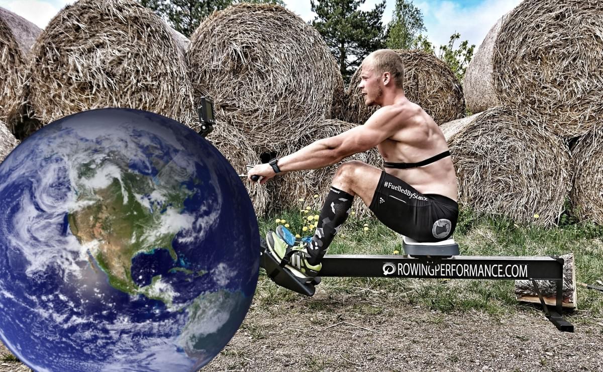 On the static Concept2 the rower moves relative to the earth, which is immovable On the static Concept2 the rower moves relative to the earth, which is immovable